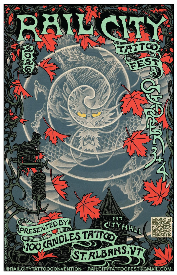 2026 Rail City Tattoo Convention Poster